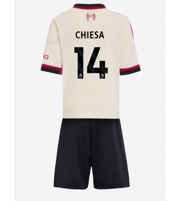 Liverpool Federico Chiesa #14 Udebanesæt Børn 2025-26 Kort ærmer (+ korte bukser)